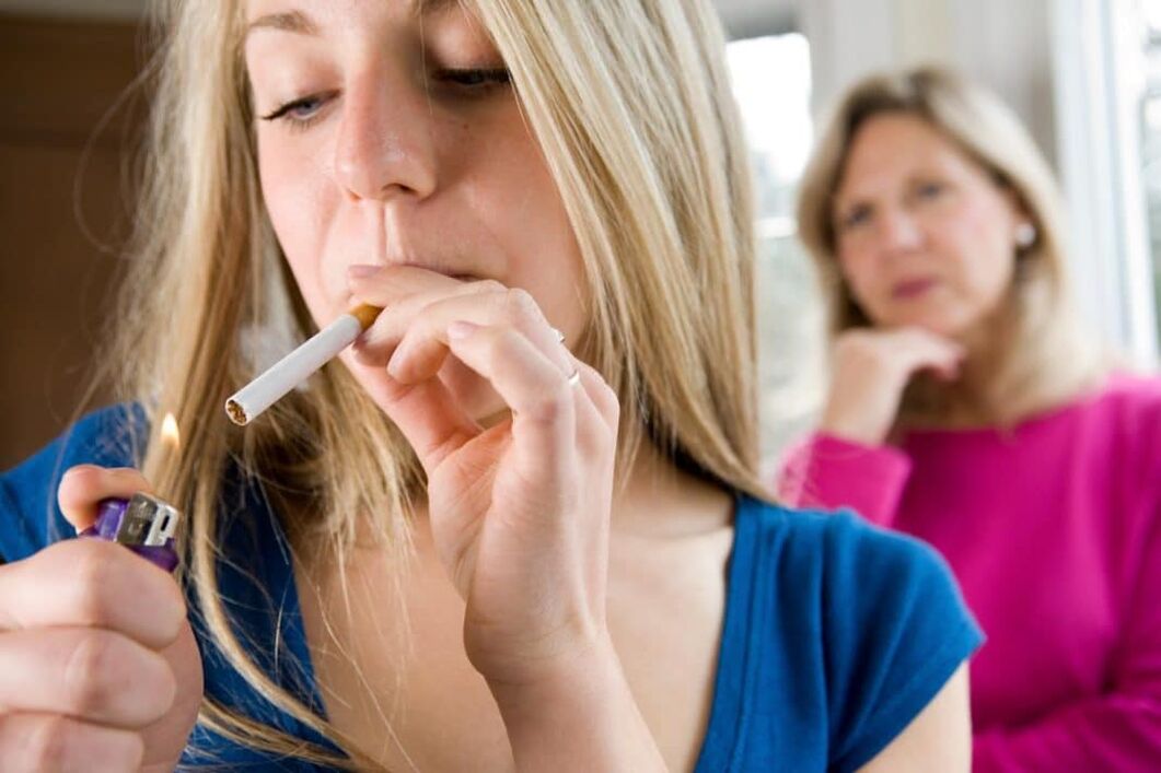 Family relationships can lead to adolescent smoking