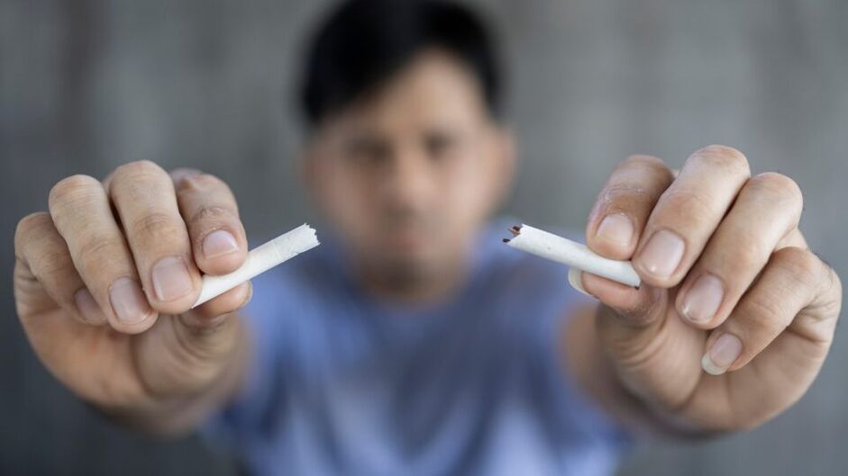 Quitting smoking cigarettes