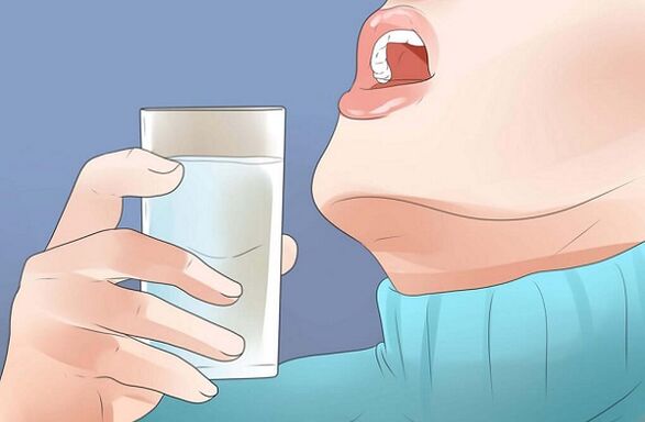 Rinsing the mouth with salt reduces the desire to smoke